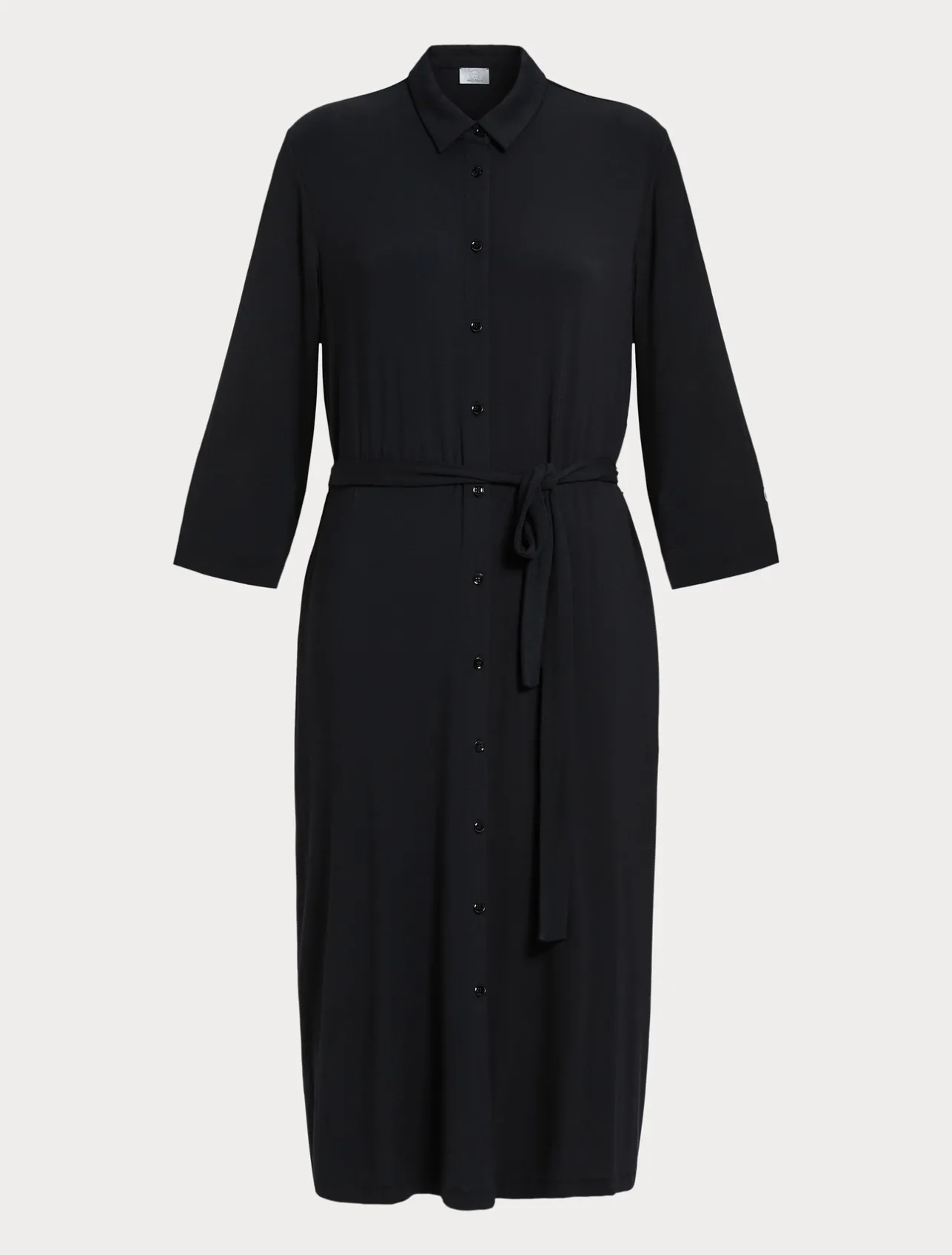 New Marina Rinaldi Jersey shirt dress BLACK