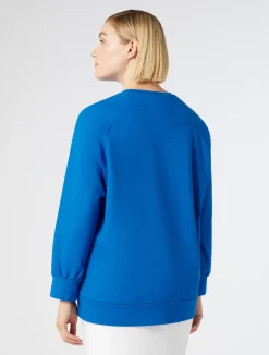 Fashion Marina Rinaldi Jersey sweatshirt TURQUOISE