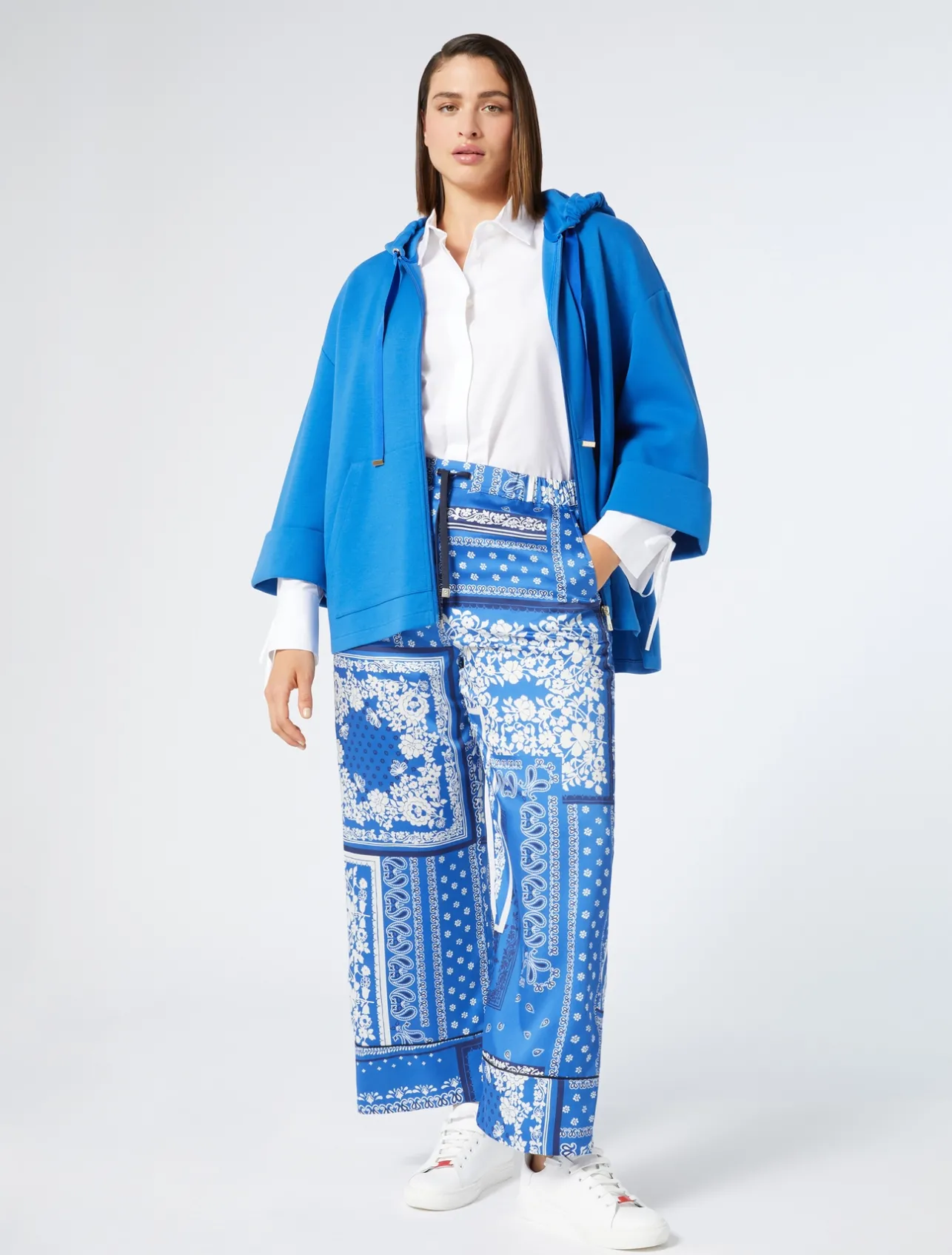 Clearance Marina Rinaldi Jersey sweatshirt CORNFLOWERBLUE
