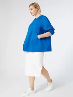 Fashion Marina Rinaldi Jersey sweatshirt TURQUOISE