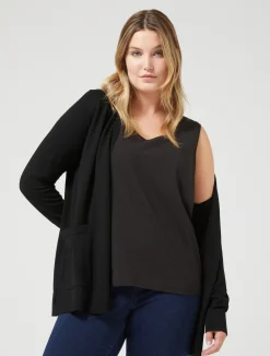 Clearance Marina Rinaldi Jersey top BLACK