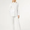 New Marina Rinaldi Jersey trousers WHITE