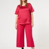 Fashion Marina Rinaldi Jersey trousers FUCHSIA