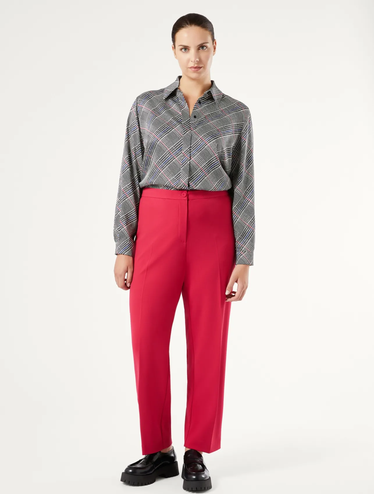 Hot Marina Rinaldi Jersey trousers FUCHSIA