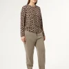 Sale Marina Rinaldi Jersey trousers DARKBROWN