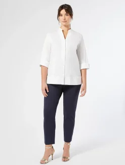 Sale Marina Rinaldi Jersey trousers MIDNIGHTBLUE