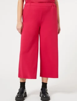 Fashion Marina Rinaldi Jersey trousers FUCHSIA