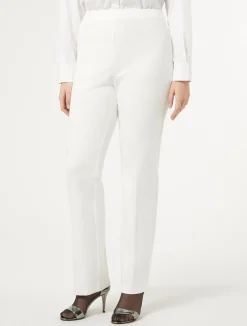 New Marina Rinaldi Jersey trousers WHITE