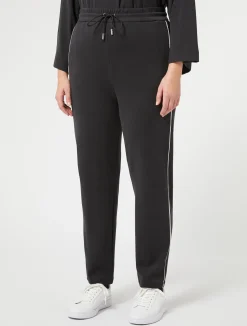 Fashion Marina Rinaldi Jersey trousers BLACK