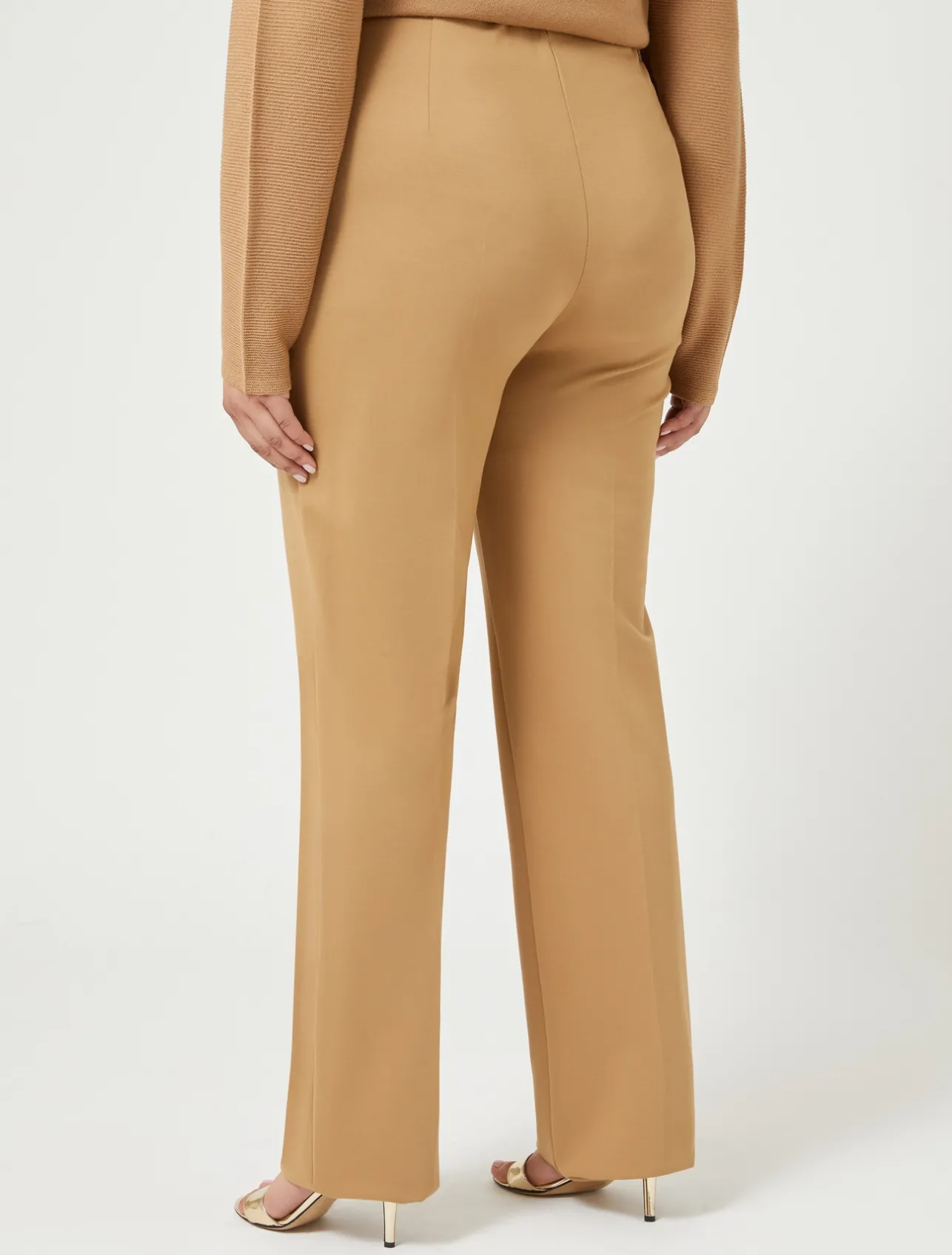 Online Marina Rinaldi Jersey trousers CAMEL
