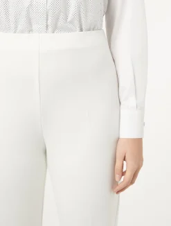 New Marina Rinaldi Jersey trousers WHITE