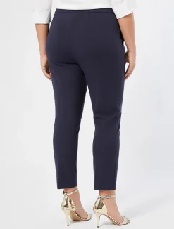 Sale Marina Rinaldi Jersey trousers MIDNIGHTBLUE