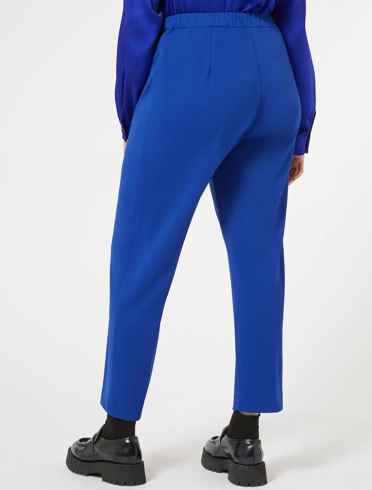 Best Marina Rinaldi Jersey trousers CORNFLOWERBLUE