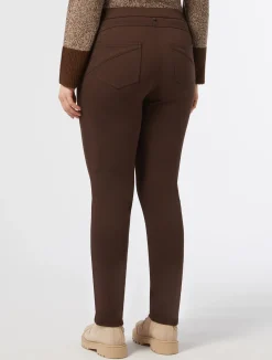 Outlet Marina Rinaldi Jersey trousers BROWN