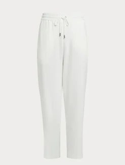 Fashion Marina Rinaldi Jersey trousers WHITE