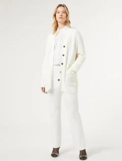 New Marina Rinaldi Jersey trousers WHITE