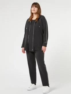 Fashion Marina Rinaldi Jersey trousers BLACK