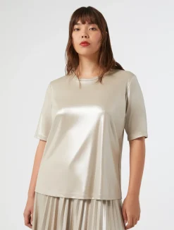Discount Marina Rinaldi Jersey T-shirt SAND