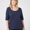 Hot Marina Rinaldi Jersey T-shirt CORNFLOWERBLUE