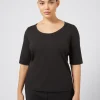 Online Marina Rinaldi Jersey T-shirt BLACK