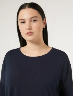 Discount Marina Rinaldi Jersey T-shirt ULTRAMARINE