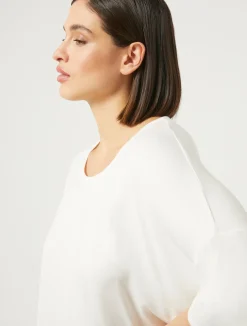 Sale Marina Rinaldi Jersey T-shirt WHITE
