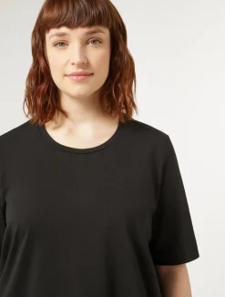 Online Marina Rinaldi Jersey T-shirt BLACK