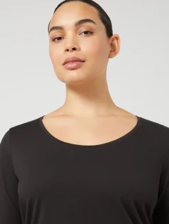 Online Marina Rinaldi Jersey T-shirt BLACK