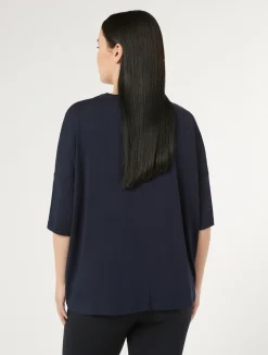 Discount Marina Rinaldi Jersey T-shirt ULTRAMARINE