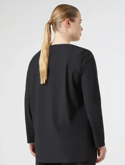 New Marina Rinaldi Jersey T-shirt BLACK