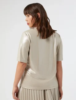 Discount Marina Rinaldi Jersey T-shirt SAND