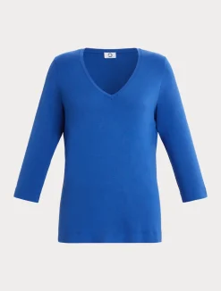 New Marina Rinaldi Jersey T-shirt CHINABLUE