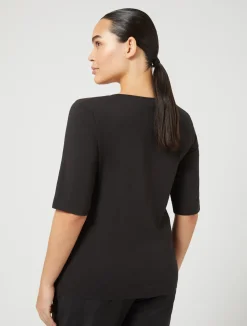Online Marina Rinaldi Jersey T-shirt BLACK