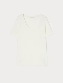 Discount Marina Rinaldi Jersey T-shirt WHITE