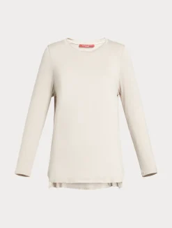 Discount Marina Rinaldi Jersey T-shirt BEIGE