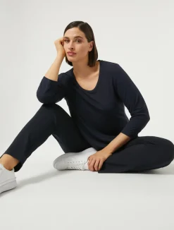 Clearance Marina Rinaldi Jersey T-shirt ULTRAMARINE