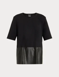 Online Marina Rinaldi Jersey T-shirt BLACK