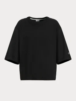 Discount Marina Rinaldi Jersey T-shirt BLACK