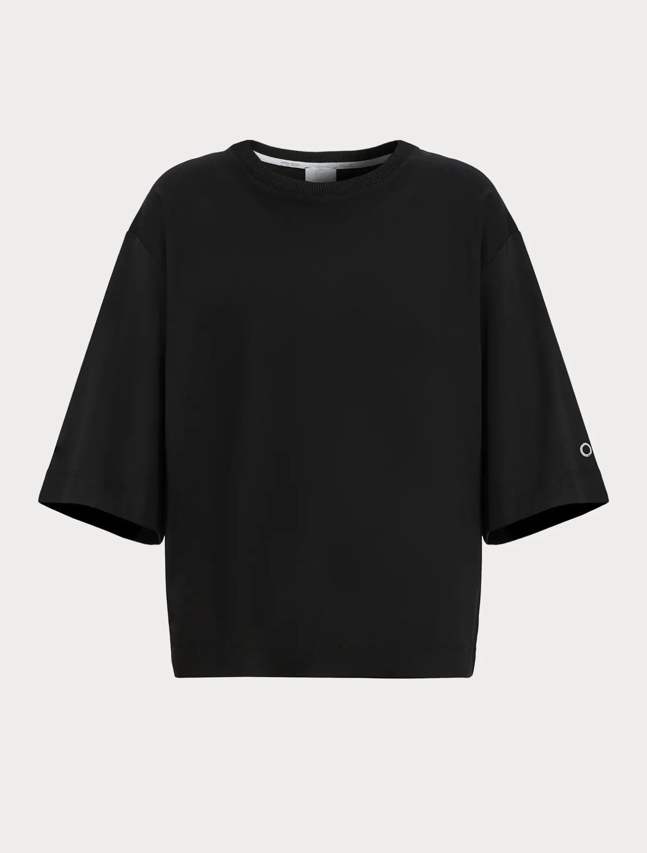Discount Marina Rinaldi Jersey T-shirt BLACK