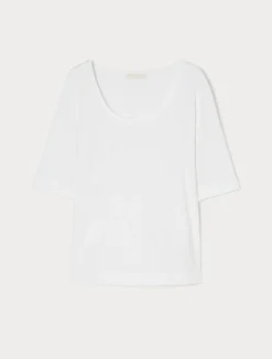 Outlet Marina Rinaldi Jersey T-shirt OPTICALWHITE