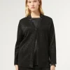 Outlet Marina Rinaldi Knit cardigan with sequins BLACK