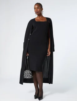 Online Marina Rinaldi Knit dress BLACK