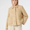 Outlet Marina Rinaldi Knit fabric jacket BEIGE