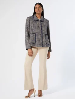 Best Marina Rinaldi Knit fabric jacket MIDNIGHTBLUE