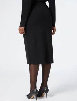 New Marina Rinaldi Knit skirt BLACK