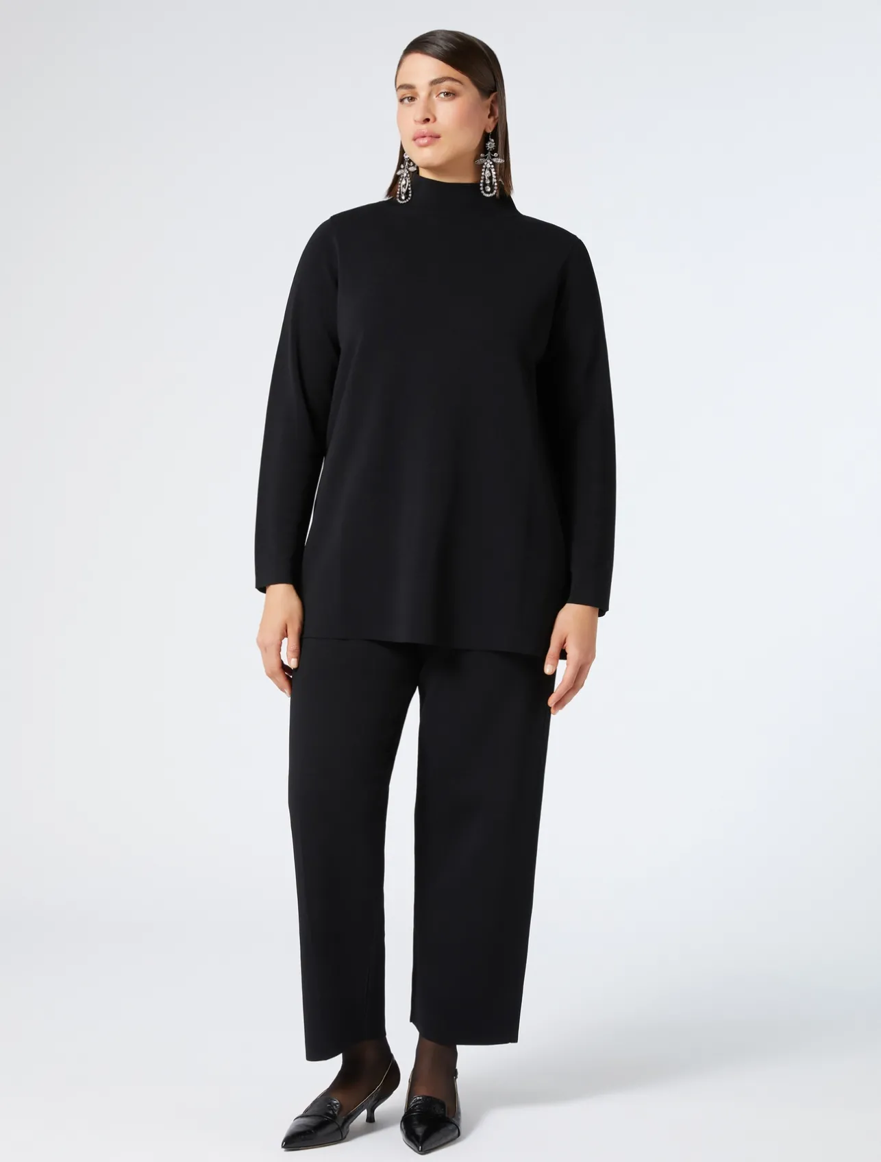 Hot Marina Rinaldi Knit trousers BLACK