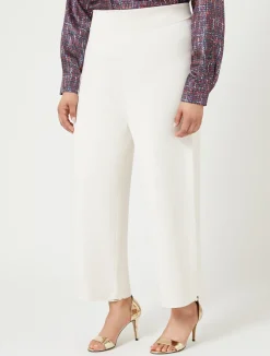 Online Marina Rinaldi Knit trousers IVORY