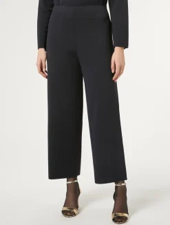Outlet Marina Rinaldi Knit trousers MIDNIGHTBLUE