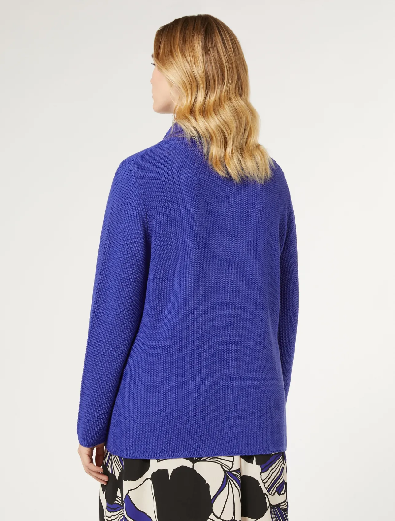 New Marina Rinaldi Knit yarn and wool cardigan PURPLE