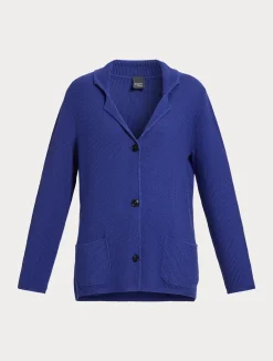 New Marina Rinaldi Knit yarn and wool cardigan PURPLE